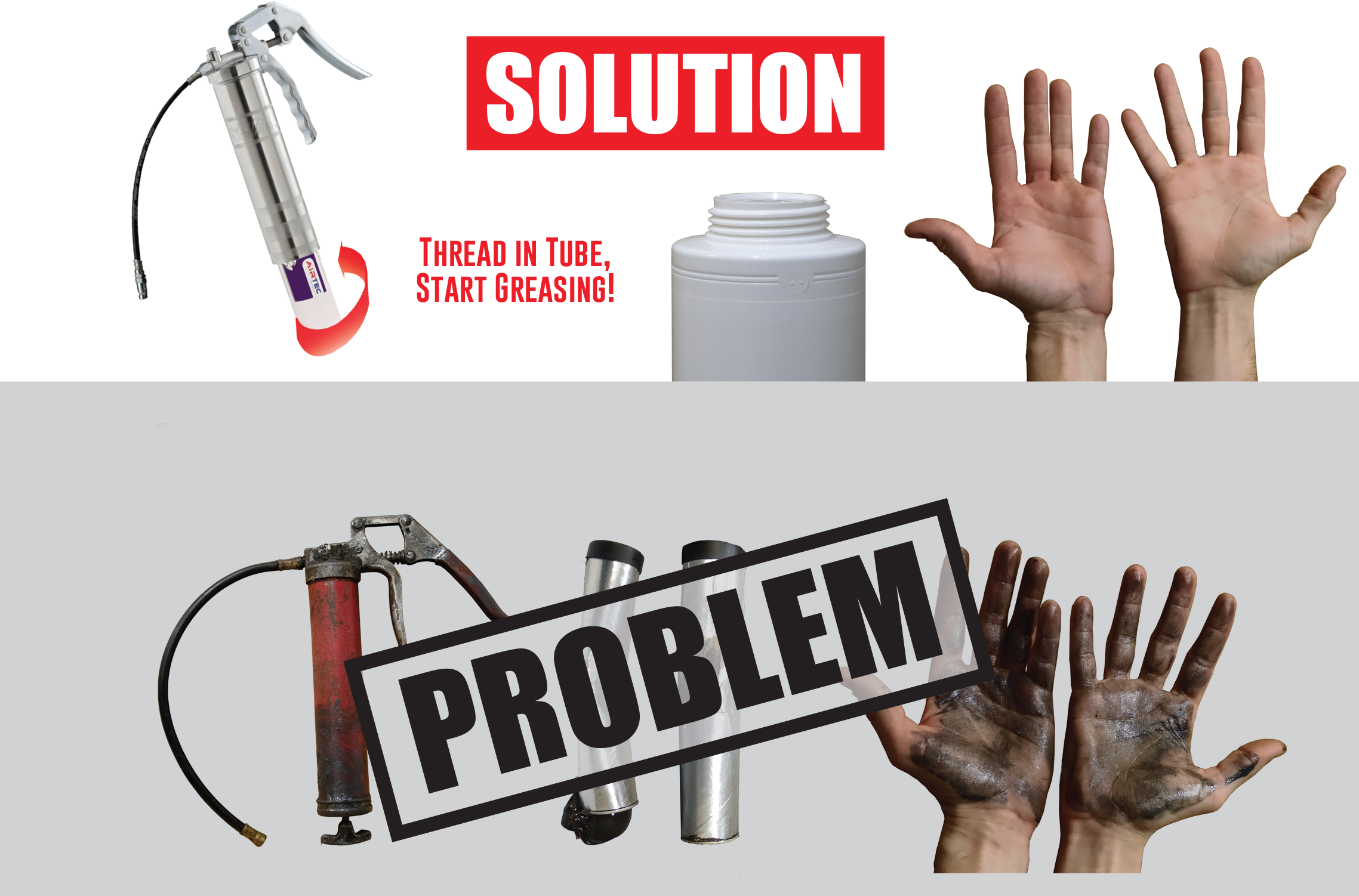 lube shuttle vs standard grease gun